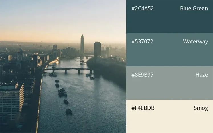 100种颜色组合及如何应用（三、旅行篇）