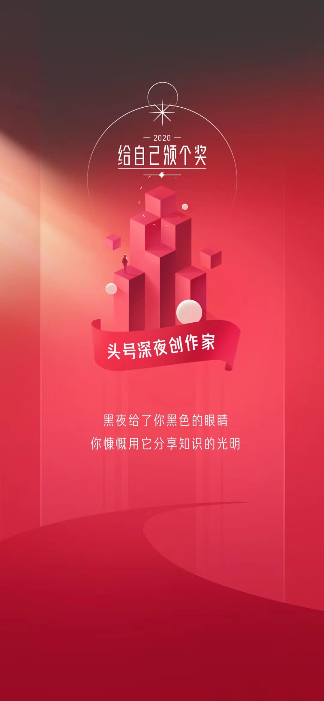 喜提头号深夜创作家，163个作品，52.3万阅读，1218赞