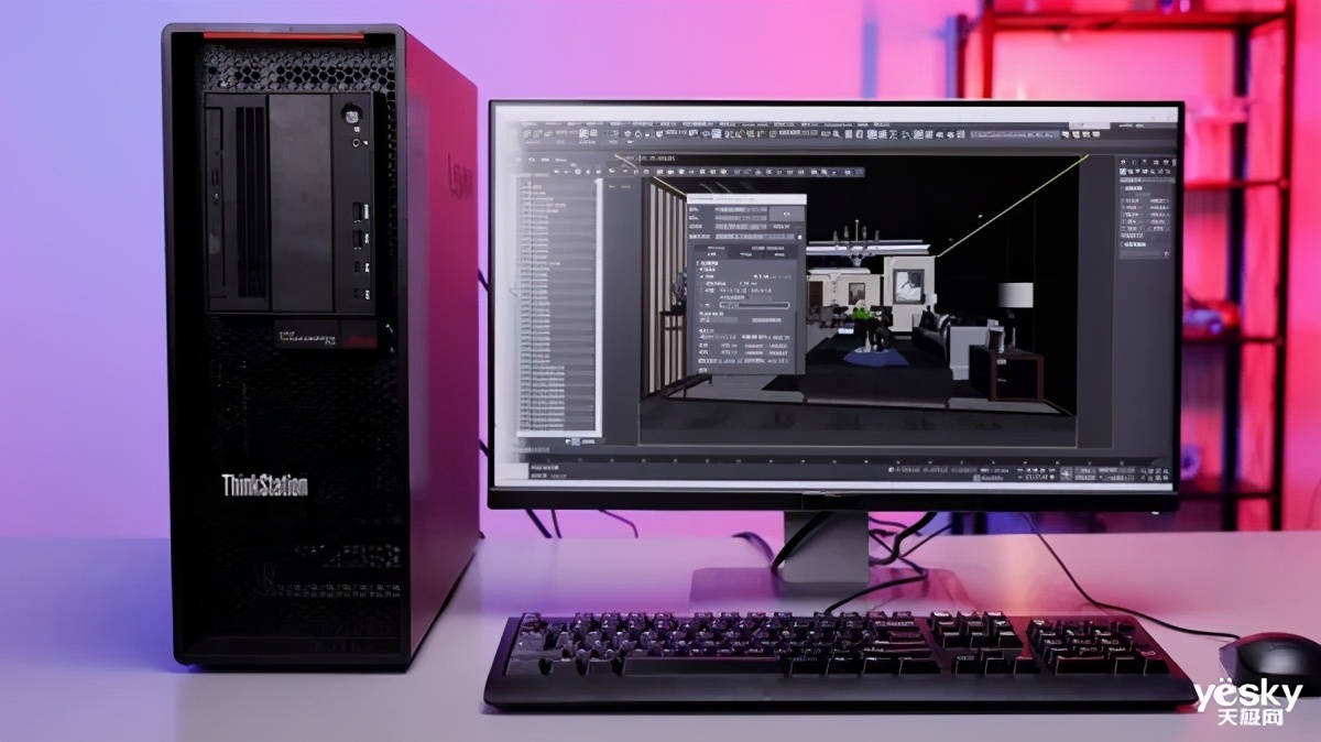 全球首款64核工作站的怪兽级生产力联想ThinkStationP620评测