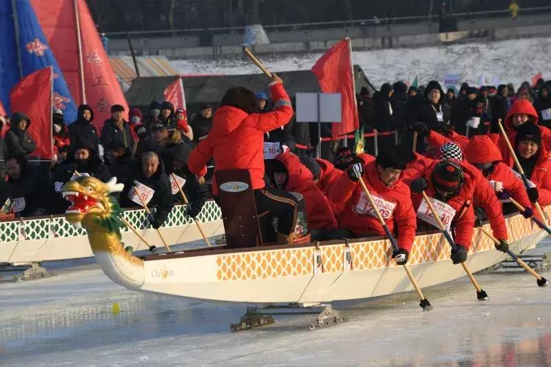 冰上龙舟赛火热开赛,冰上龙舟赛事视频