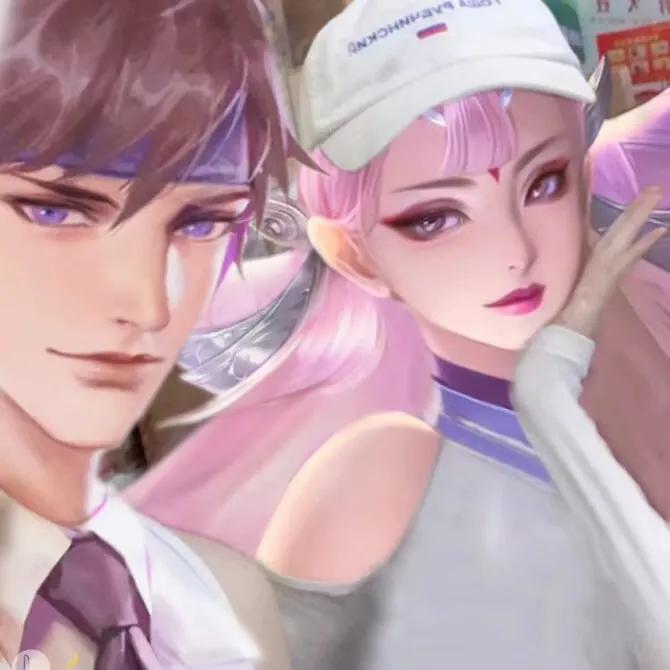 王者荣耀情侣头像不明显,王者荣耀情侣头像曜和西施