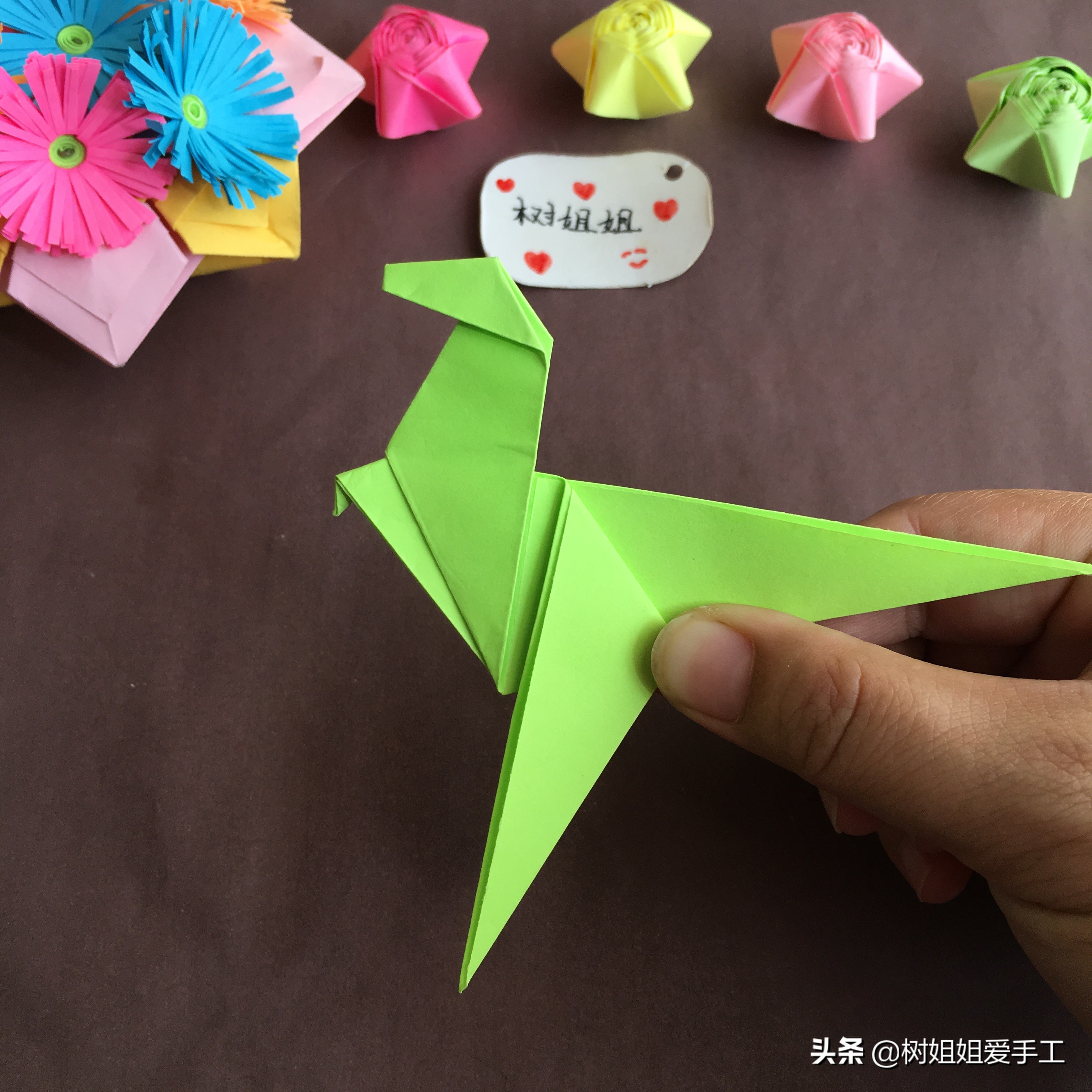 幼儿动物折纸：恐龙折纸，大部分男孩子都喜欢的