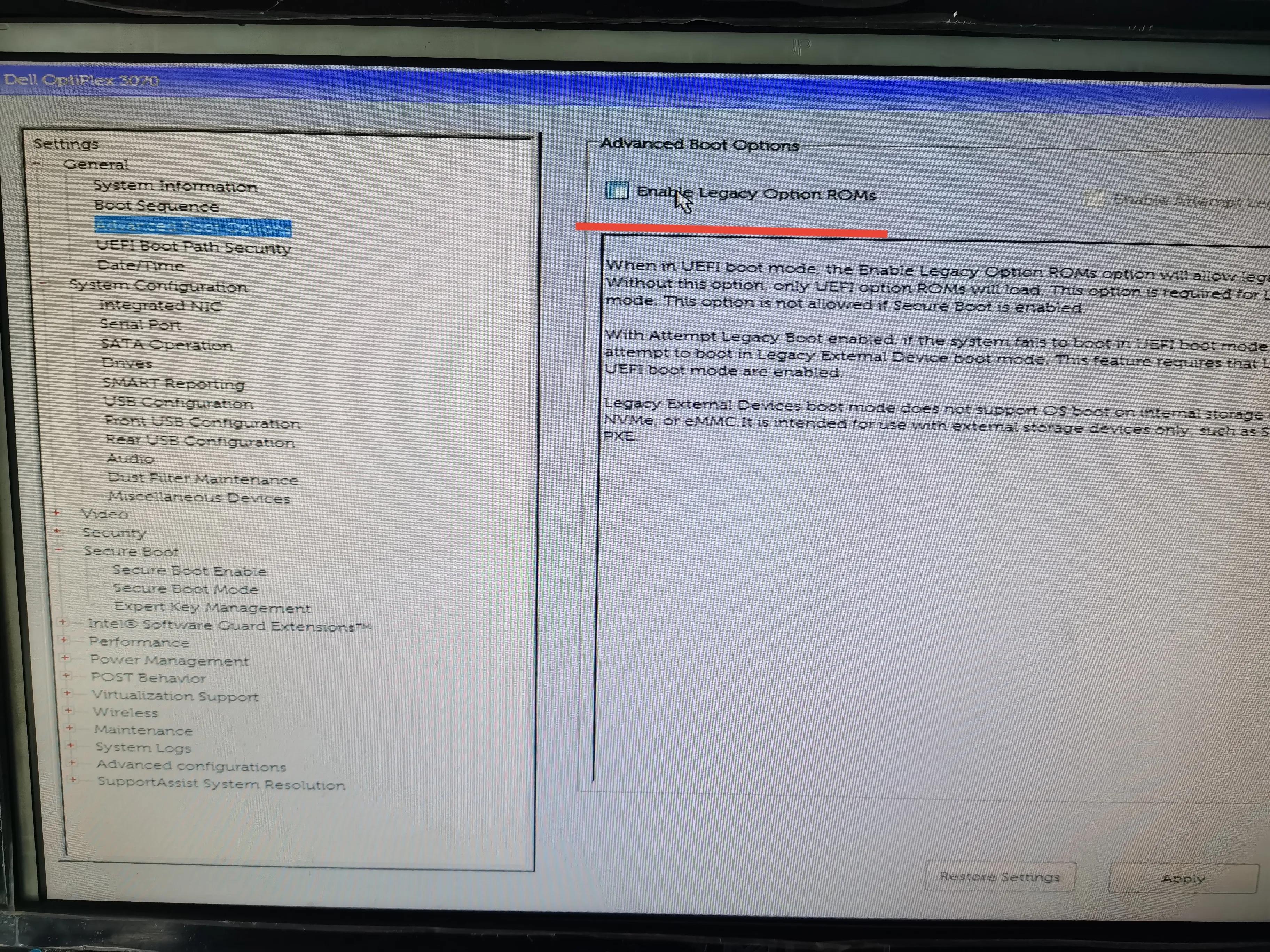 戴尔OptiPlex3070安装win764位