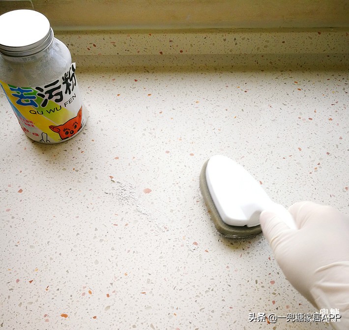 酒店厨房墙面长柄油污清洁刷子,清洁刷长柄二合一家用厨房刷子