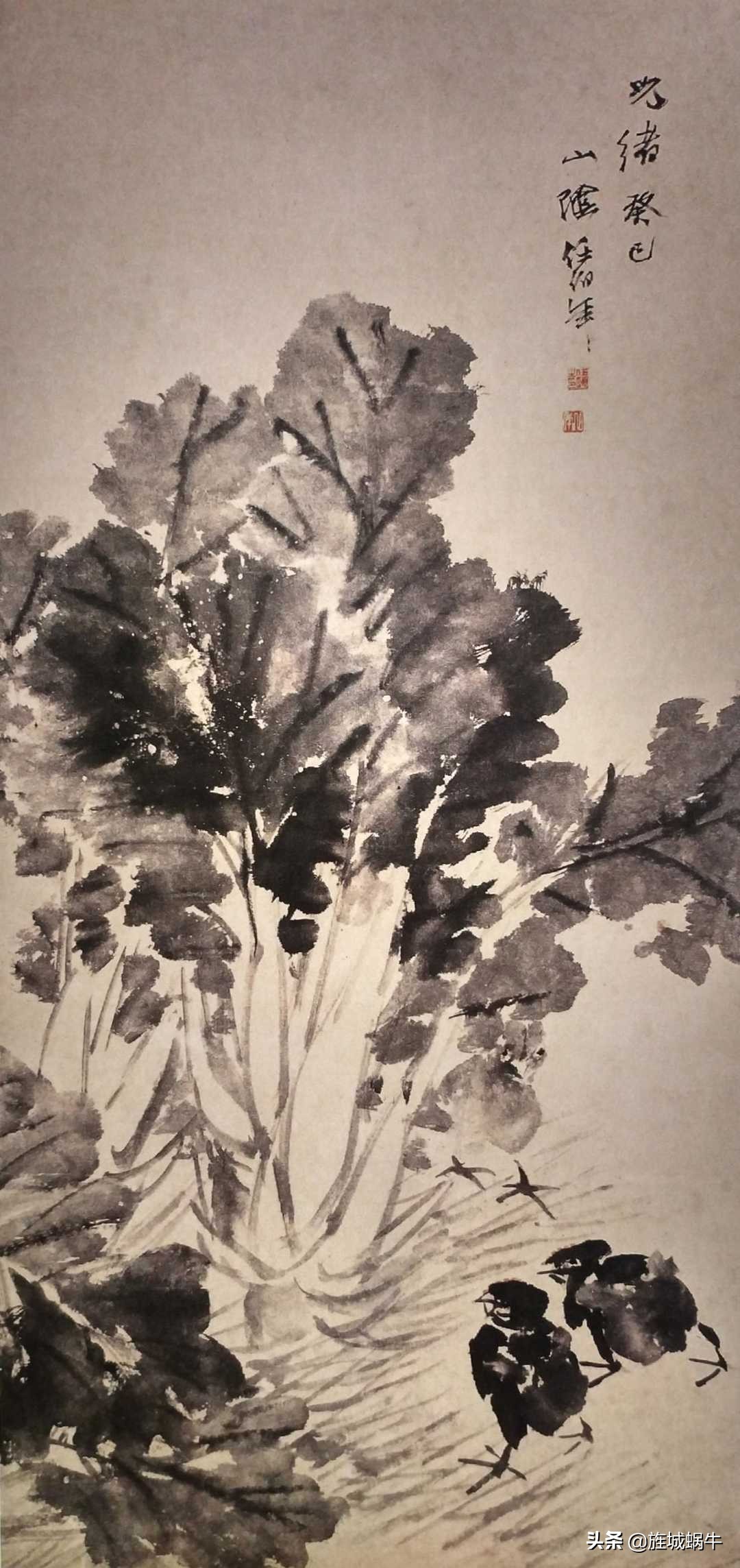他以笔墨捕捉迎风腾飞的鸟雀、轻灵鲜活的花蕾