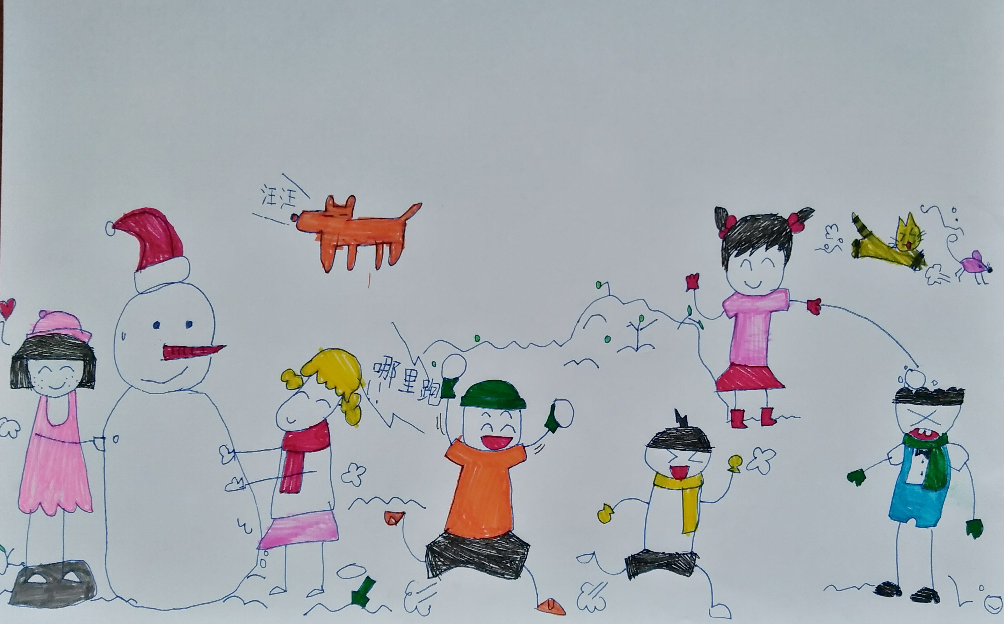 童真童趣儿童画,儿童画画展作品