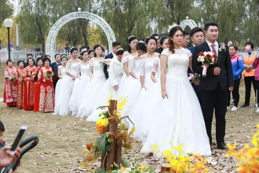 淄博高青婚礼红旗车队,高青国井南苑婚礼