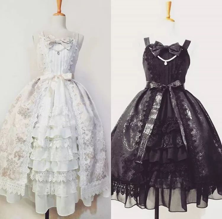 甜美系洛丽塔洋装图片,夏季黑色洛丽塔洋装