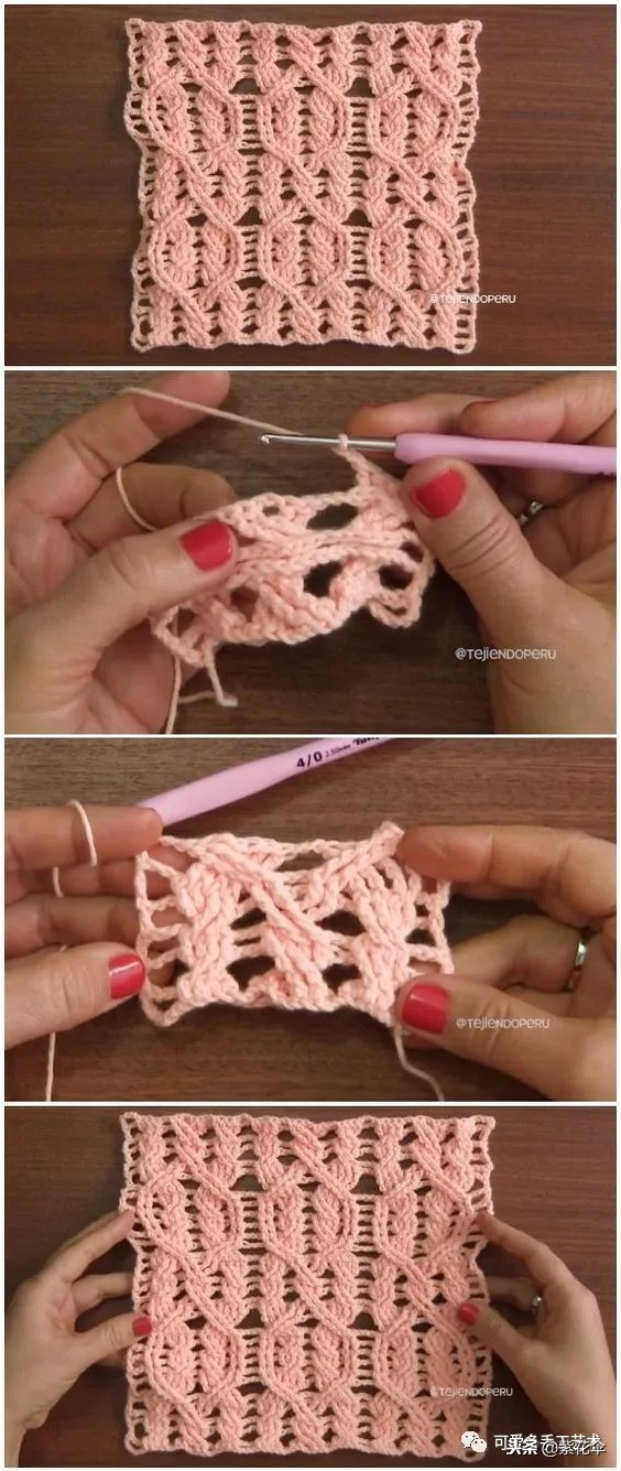 学毛线钩花一学就会简单,新手学毛线钩花
