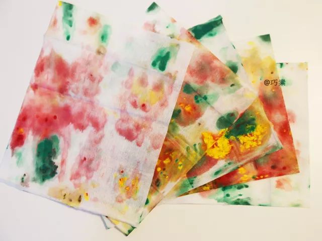 印染手工制作,印染拓印画