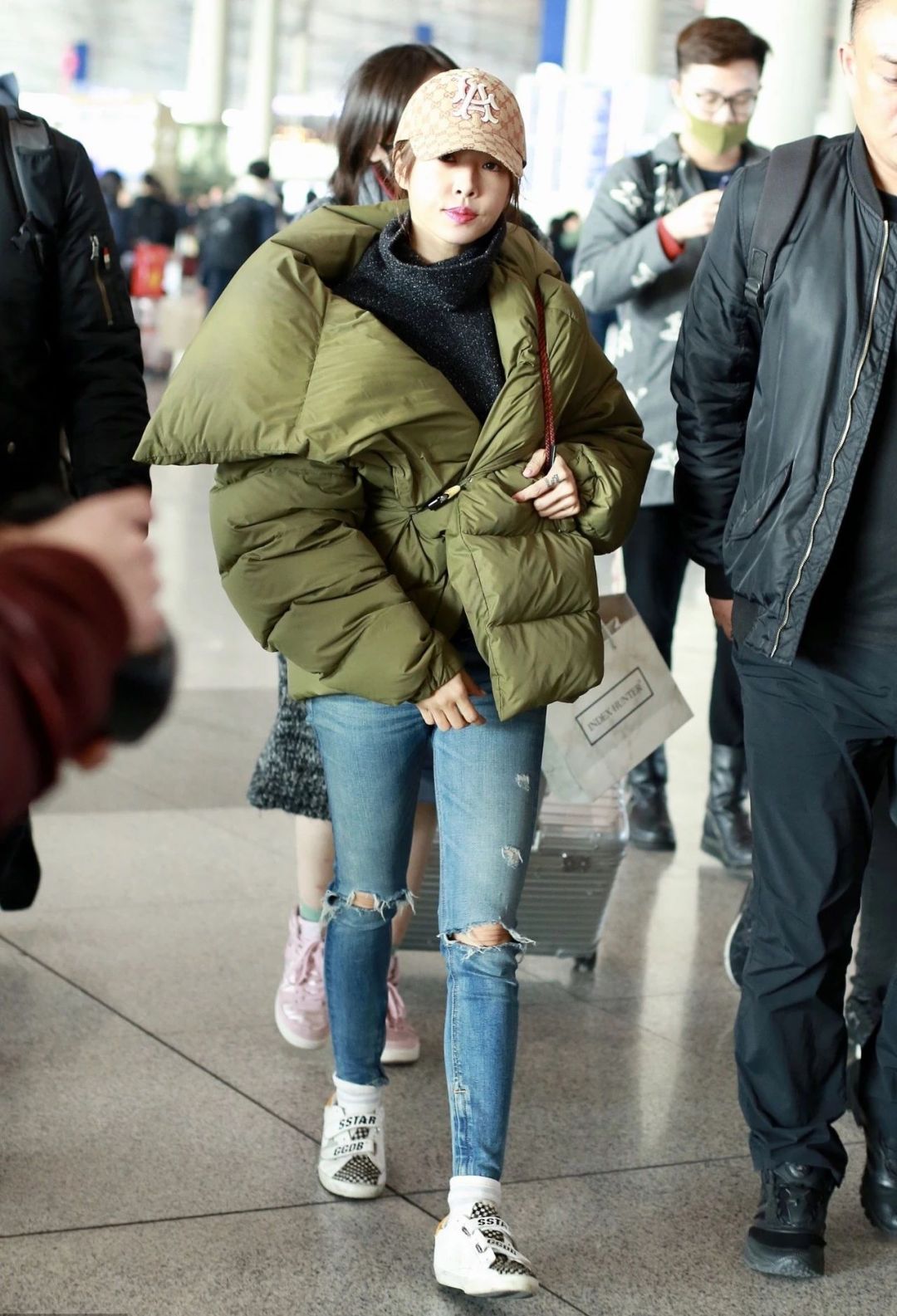 机场女王杨幂,机场女王戚薇杨幂