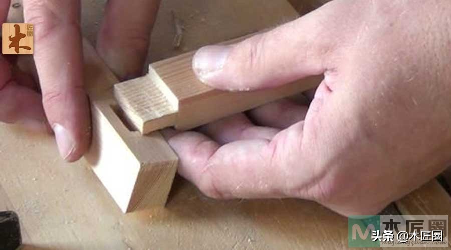 常见的30种卯榫结构图片,两边插肩榫卯制作过程