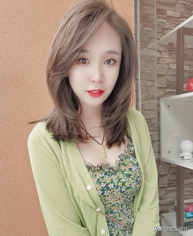 中长发发型免打理造型,中长发披发发型理发店