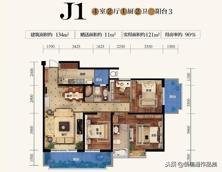昆明俊发盛唐城长安郡,昆明盛唐城135平米装修设计