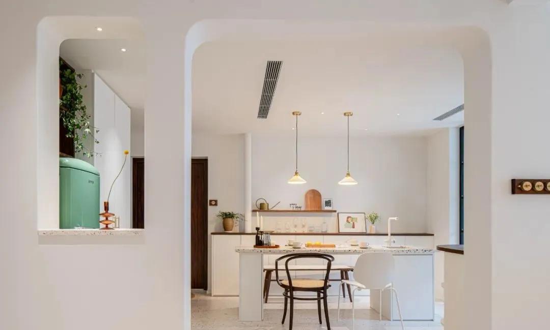 老房小户型拱形门洞,装修房子效果图现代简约暗门