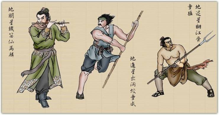 梁山好汉绰号十大分类,最不容易记住的梁山好汉的绰号