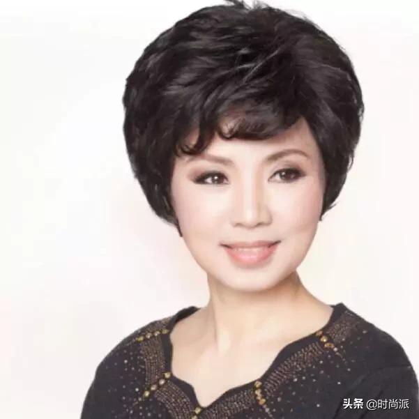 女士假发离子烫,轻薄透气假发发型