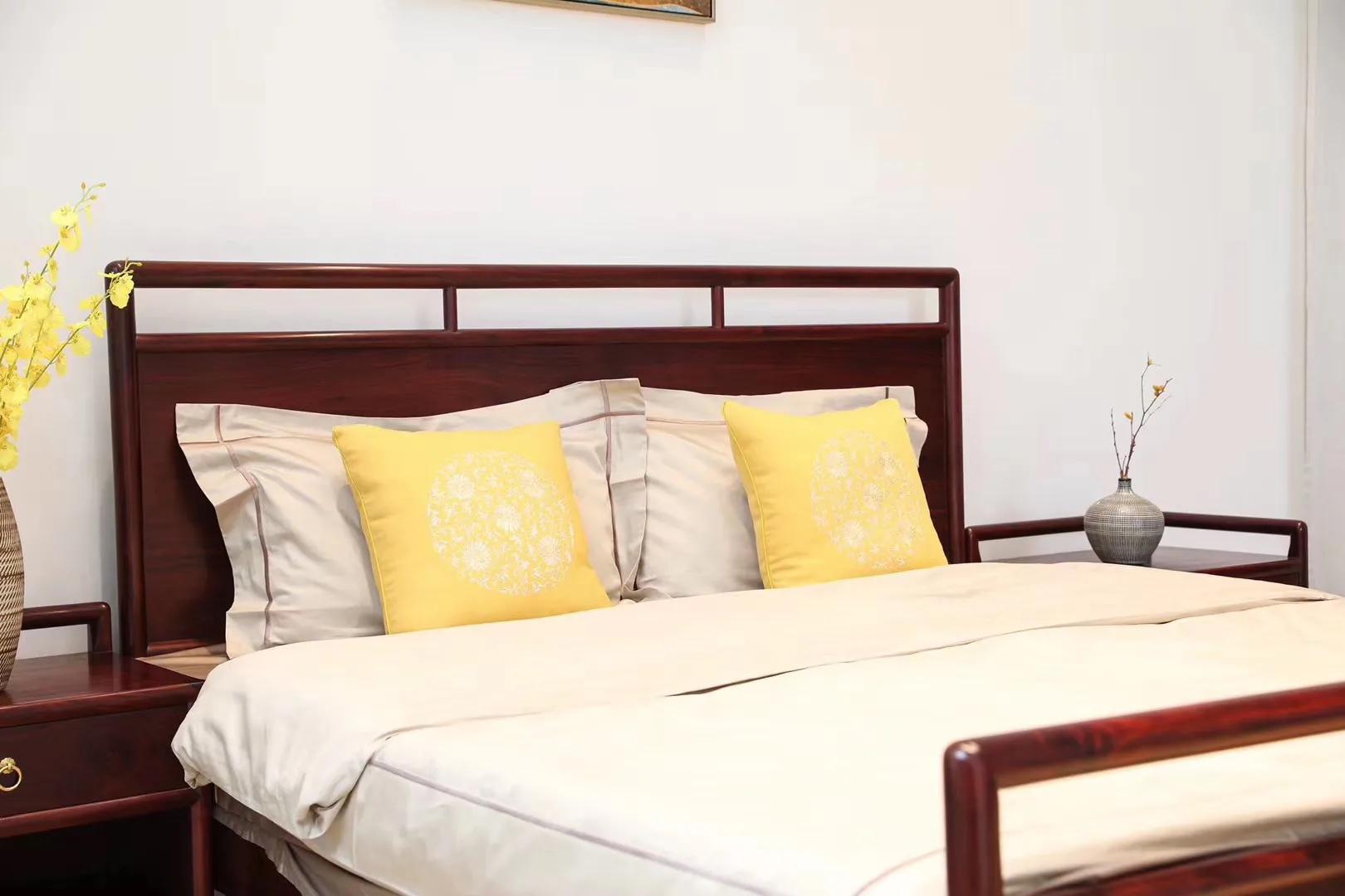 赞比亚血檀装修,七台河赞比亚血檀高低床