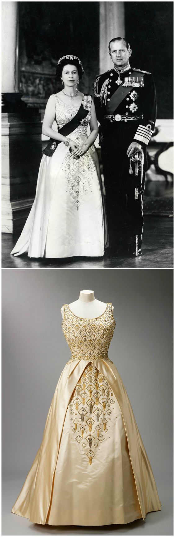 女王轻奢高定礼服,英国女王伊丽莎白连衣裙