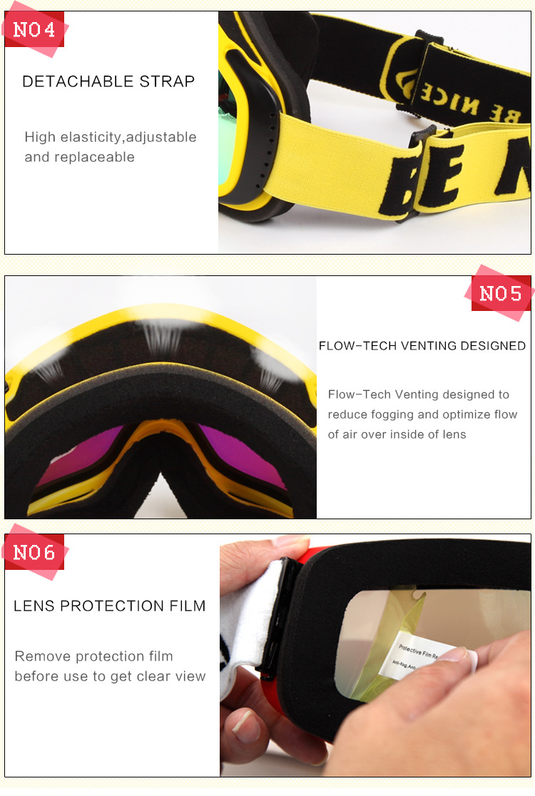 比耐思滑雪镜,高性价比滑雪护目镜