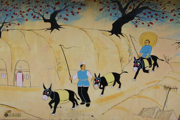 陕北的安塞不仅有响彻大地的腰鼓，还有奇美的农民画....