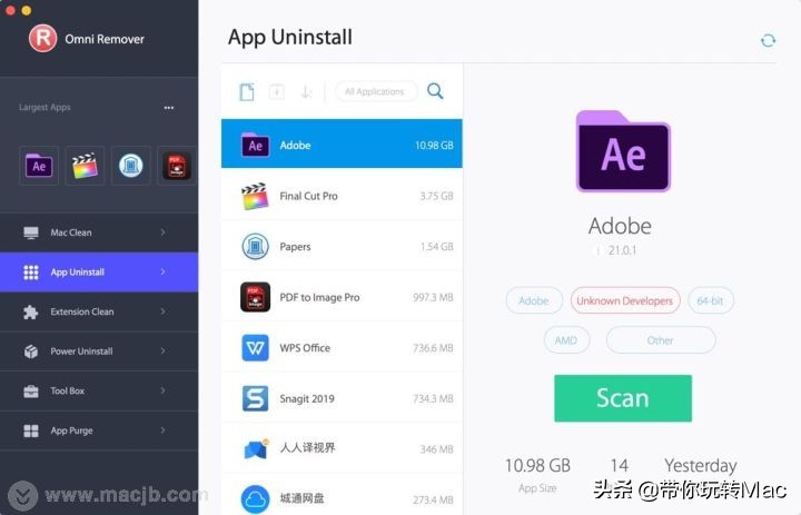 mac清理垃圾软件排行榜第一名,mac实用系统清理工具
