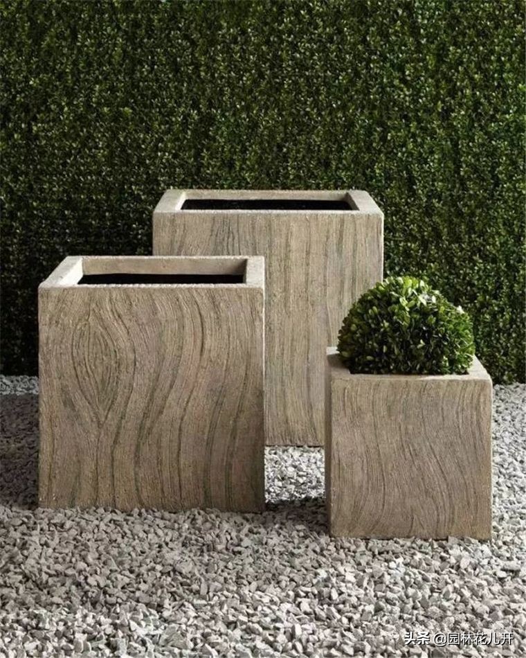 阳台花箱景观设计,景观花架花箱设计