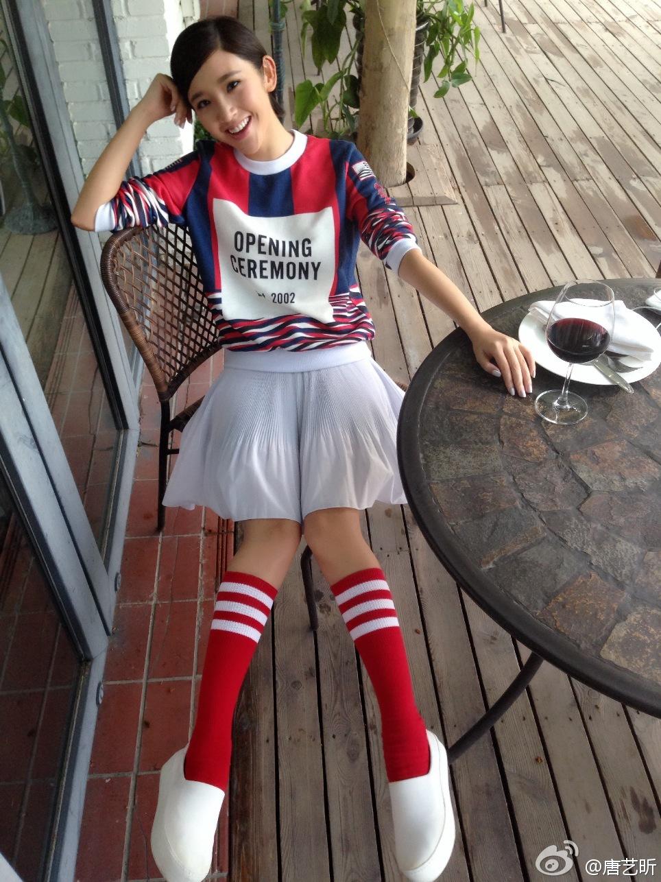 唐艺昕打篮球,唐艺昕秀场时尚走秀