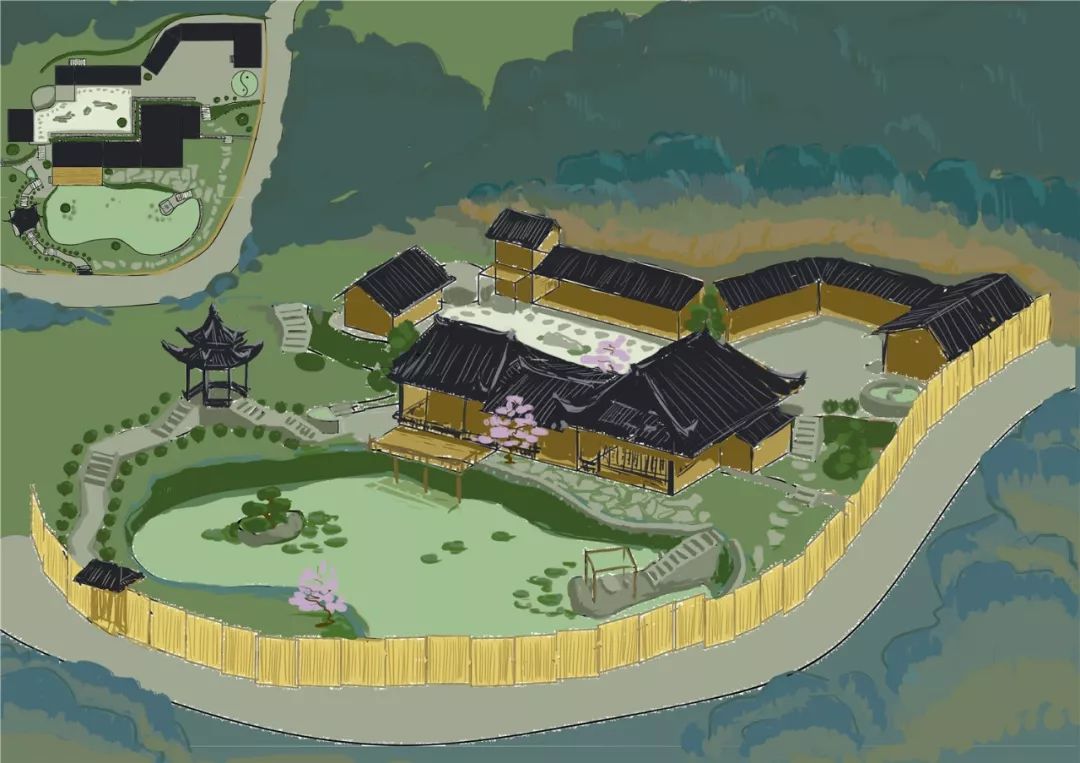 一家开在闹市里的茶馆,一家开在寺庙内的咖啡店