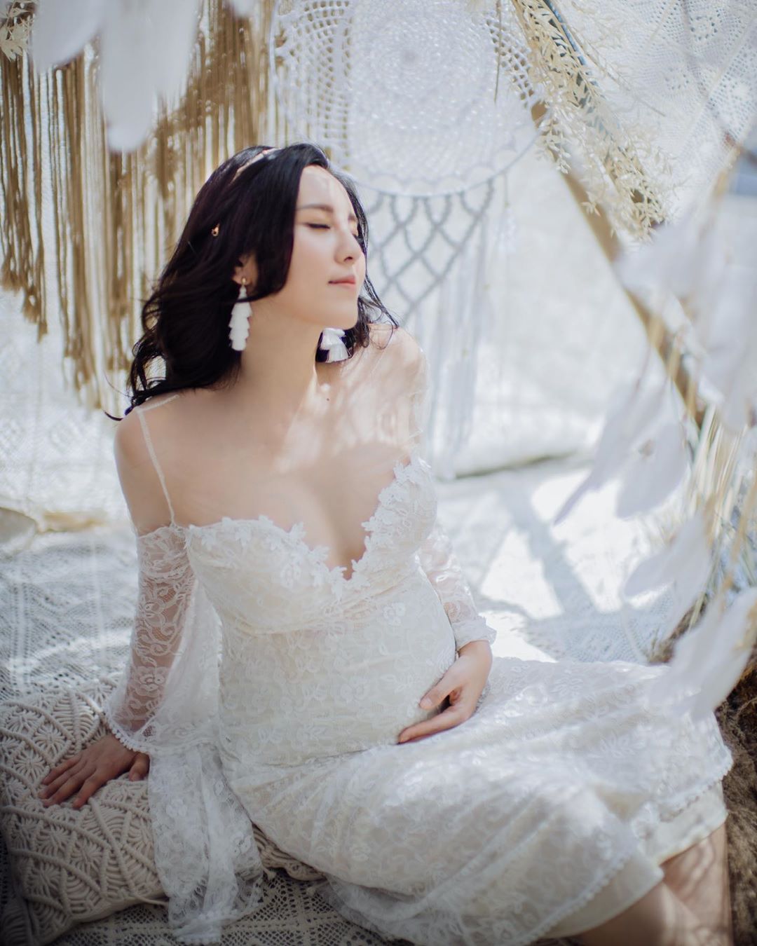 香港女演员孕妇写真 (个人孕妇写真港风)