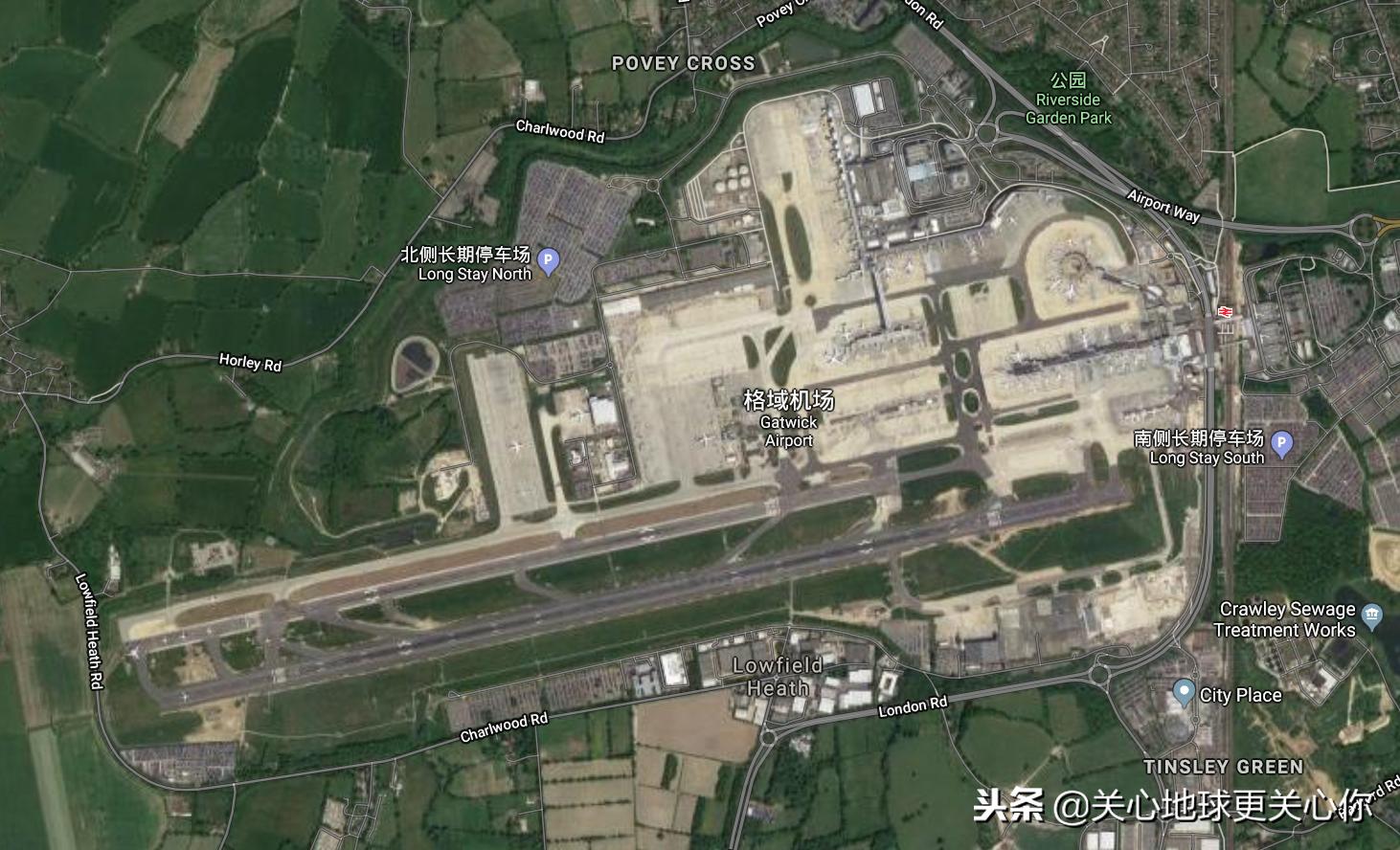 伦敦希思罗机场全景,英国伦敦希思罗机场