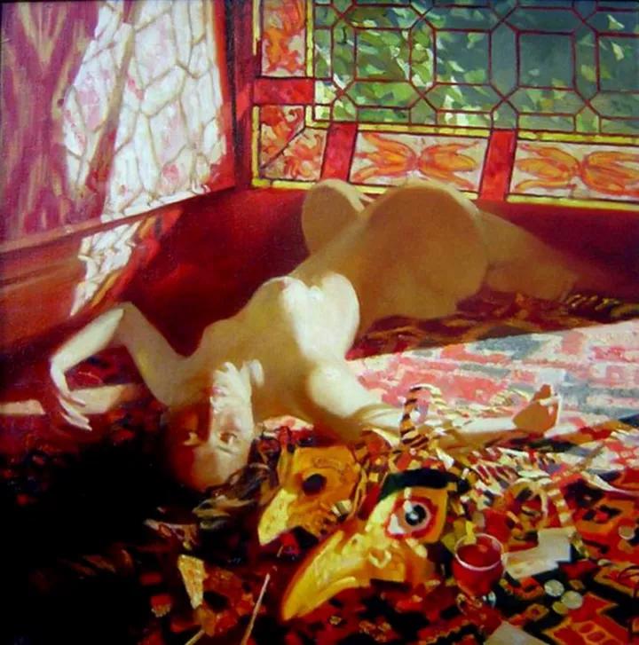 俄罗斯画家维克多风景油画,俄罗斯画家希施金的森林油画