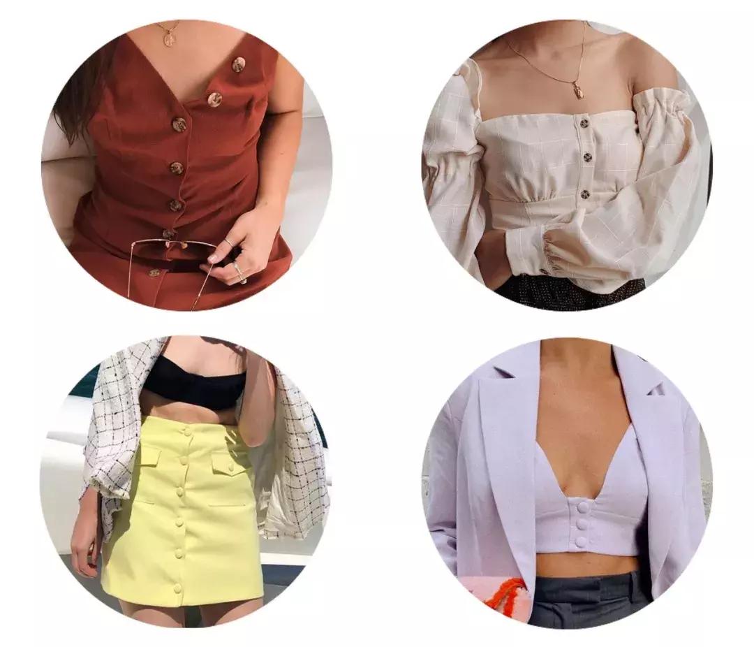 收腰纽扣最新款上档次,高颜值收腰纽扣