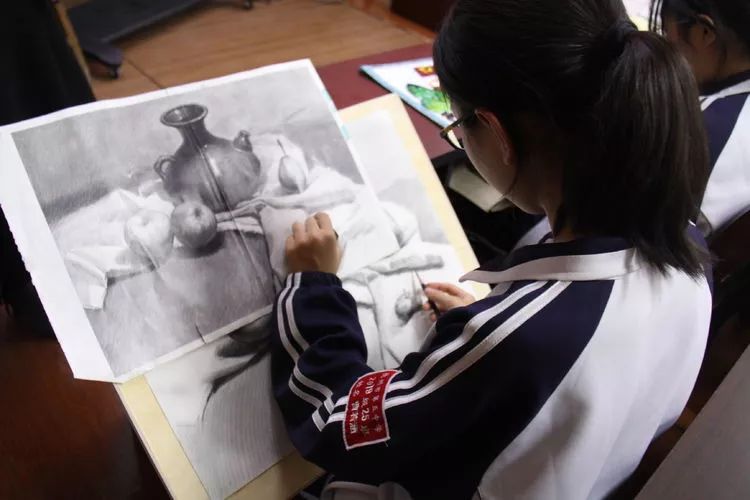 文明在我心中绘画五年级,德州五中校园文化节