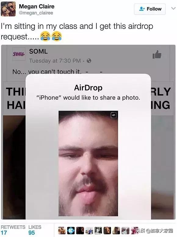 加拿大地铁上有变态强迫妹子看“*体下**”!你手机这个功能关了吗?