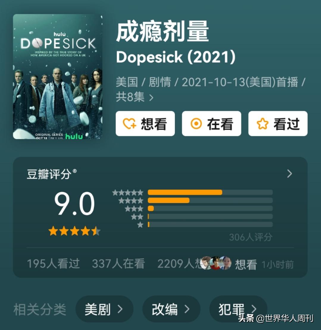 豆瓣9.1分的神剧,豆瓣9.7分的神剧