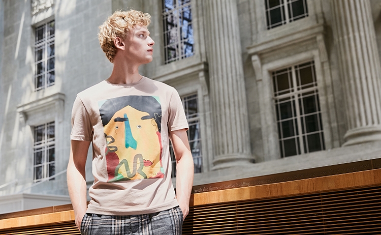 趣味涂鸦t恤,ins风格夏季t恤趣味涂鸦