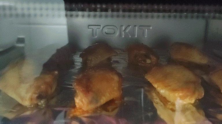 tokit迷你智能电烤箱烤肉滴油,TOKIT电烤箱