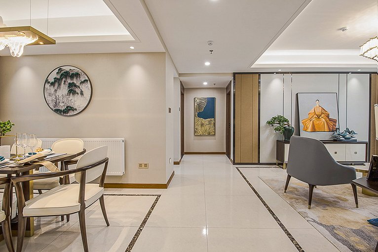 汉棠新中式装修,汉棠新中式样板间