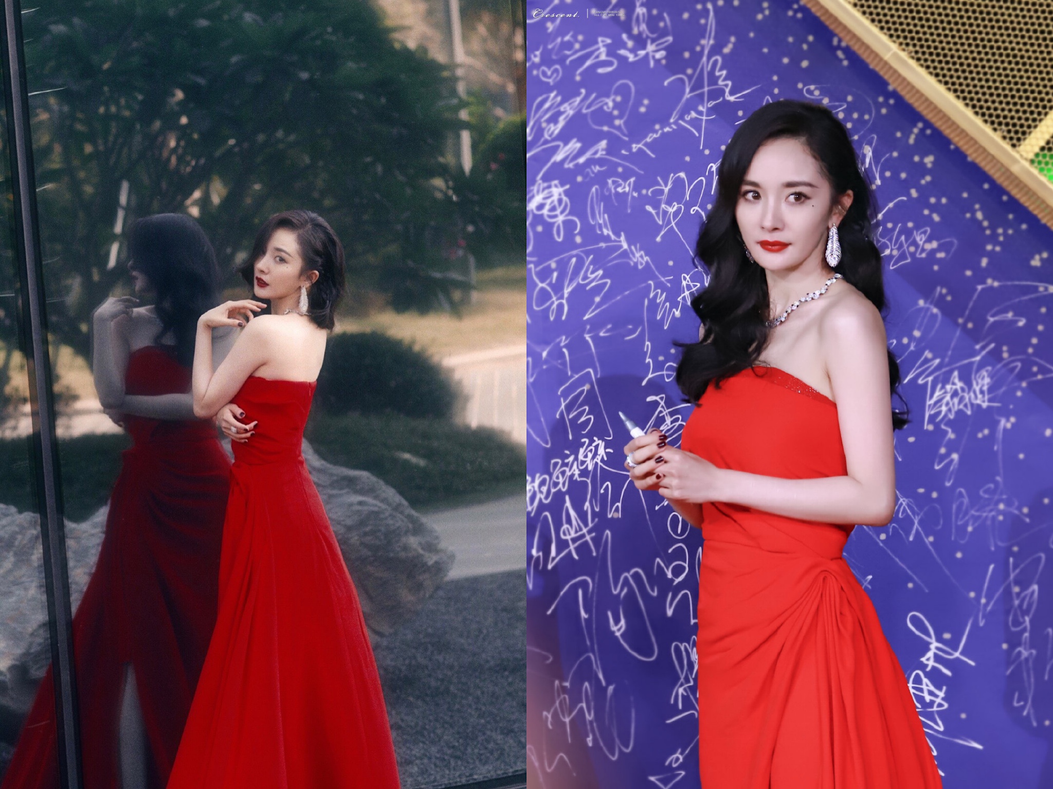 杨幂桃花眼好看吗,杨幂桃花眼还是丹凤眼