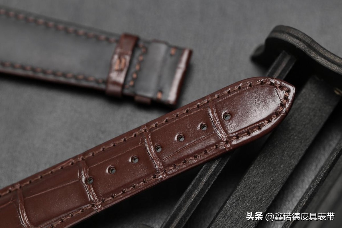 爱马仕腕表鳄鱼皮表带,美洲鳄鱼皮表带和真皮表带的区别