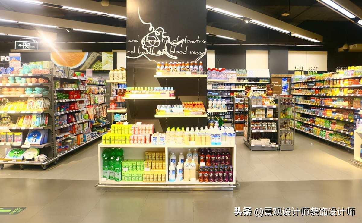 超市设计图视频,小超市货架摆放设计
