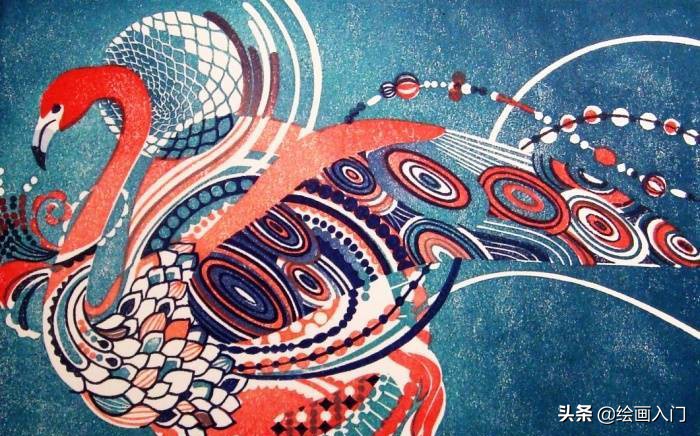 视觉冲击强的版画作品,单色版画种类作品欣赏