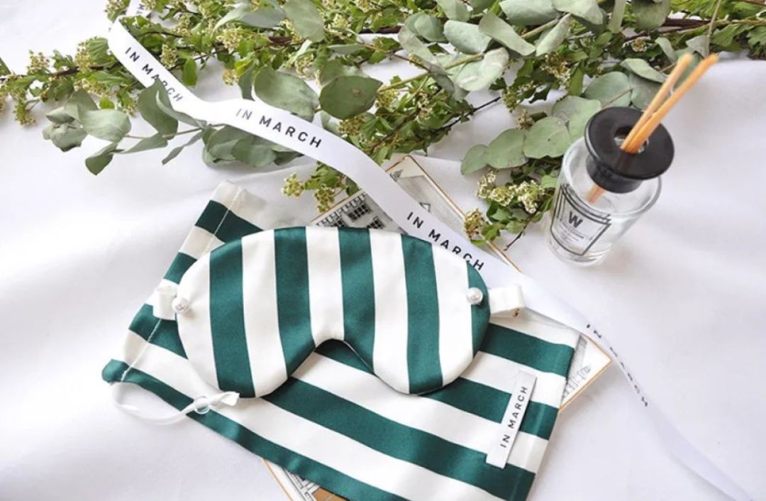 夏季必备真丝枕套,真丝枕套眼罩套盒