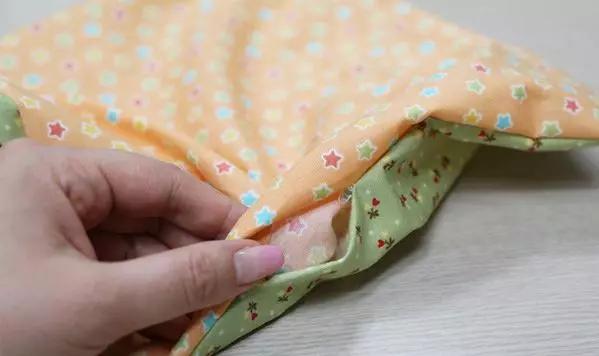 手工布艺抽绳收纳材料包,创意diy布艺抽绳钥匙包