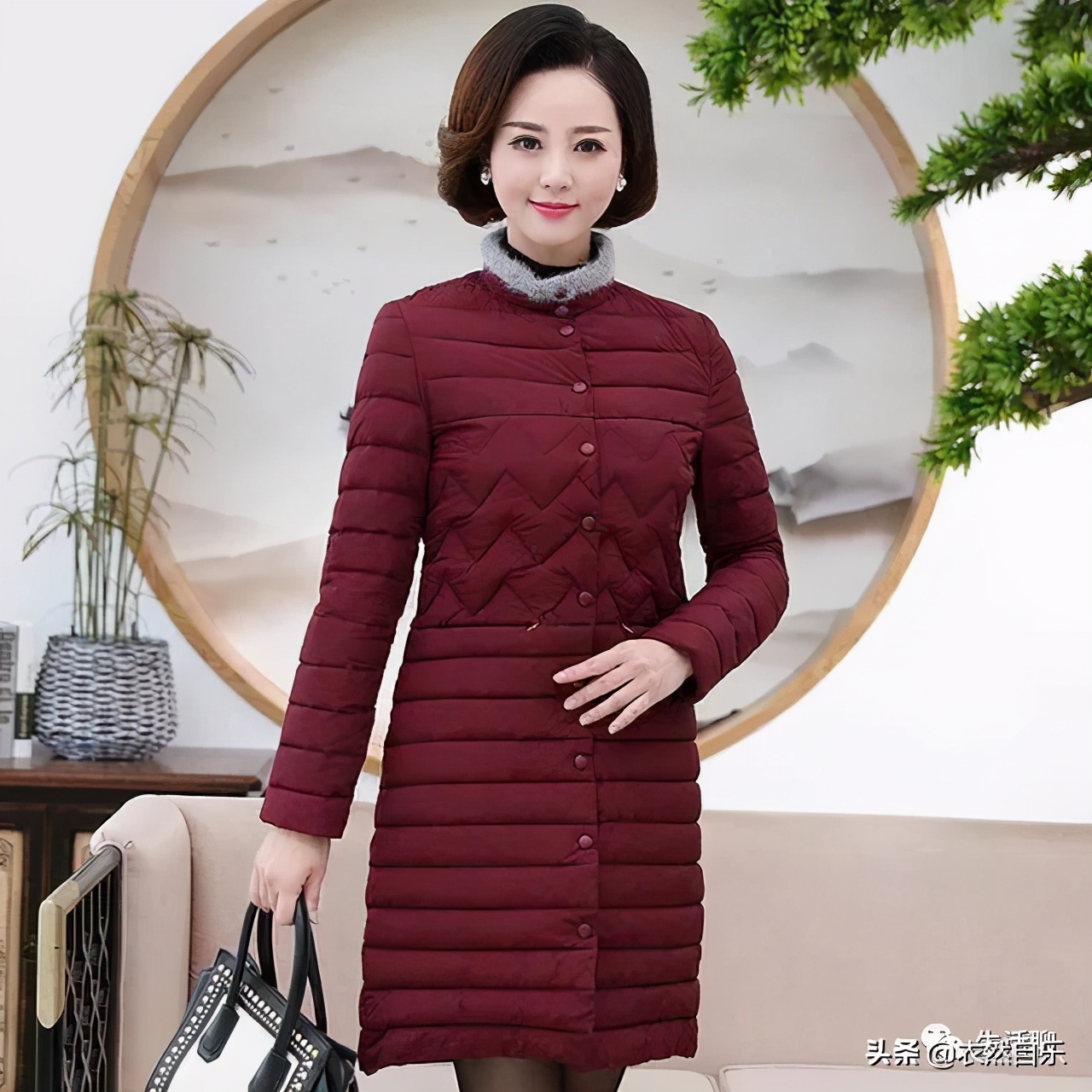 妈妈装60-70岁冬加厚加绒棉袄外套,中老年妈妈装50-60岁外套棉袄