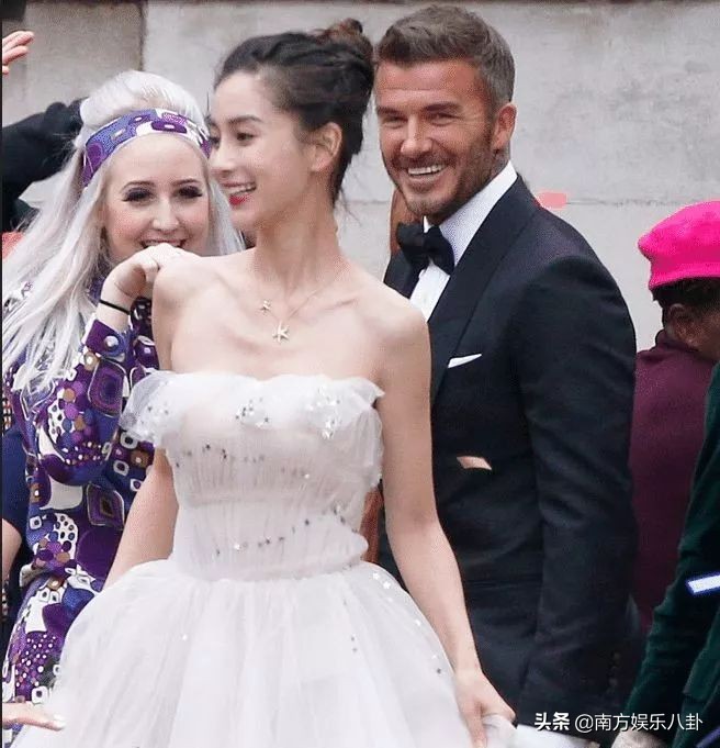 贝克汉姆和angelababy,angelababy和贝克汉姆