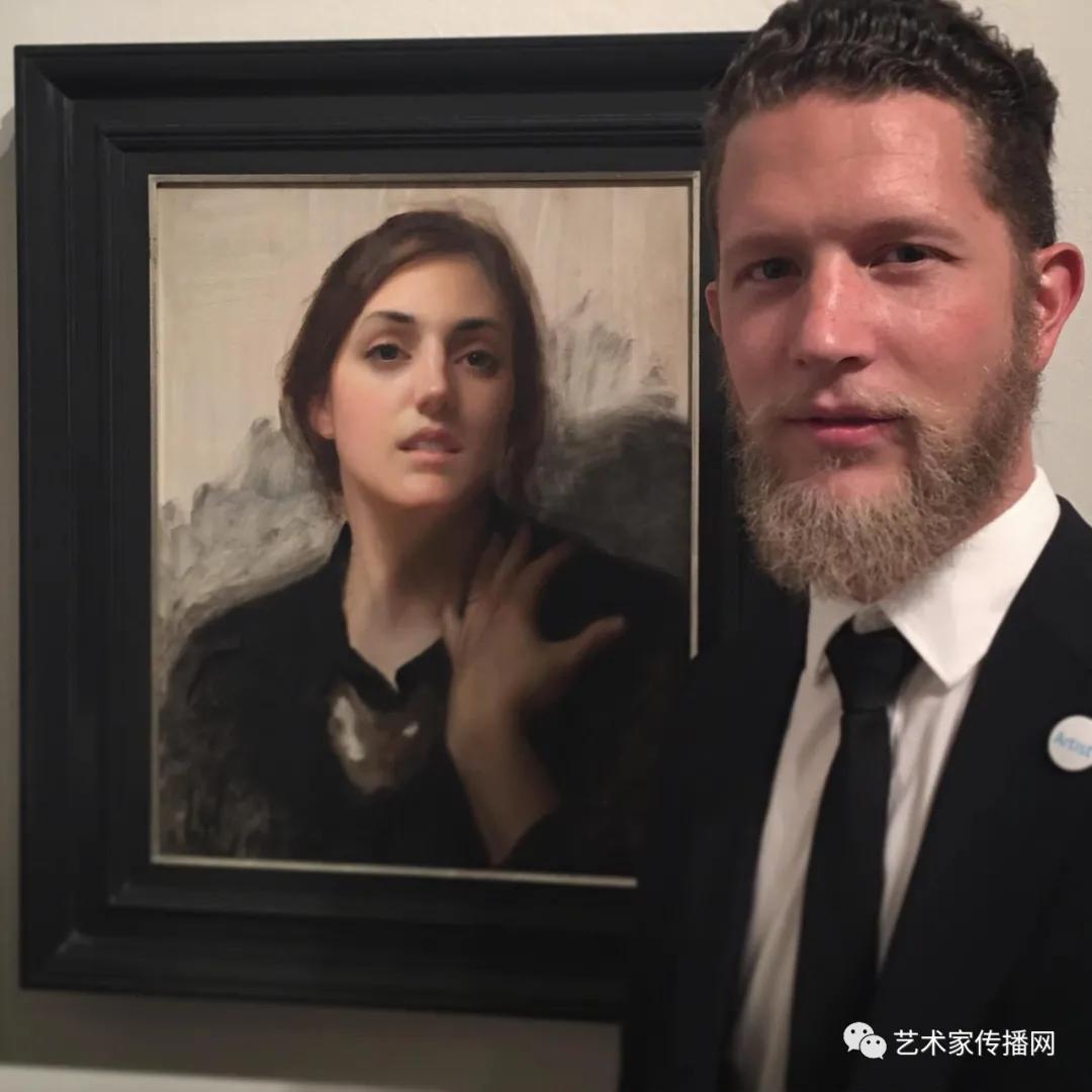 美国写实油画大师作品欣赏,写实油画中国女肖像脸部调色技巧