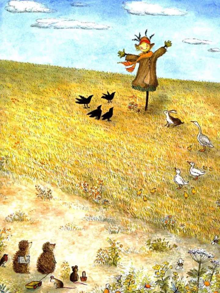 稻草人儿童绘本是告诉孩子什么,孤独的稻草人绘本完整版