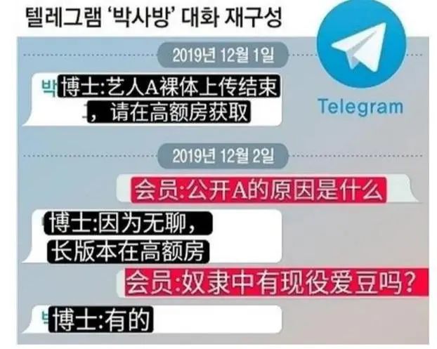 韩国N号房聊天内容曝光，数十位女艺人沦为*奴性**，*拍偷**裸照被疯传
